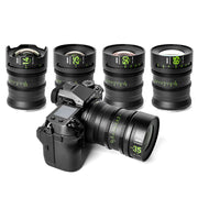 NiSi ATHENA PRIME Full Frame Cinema Lens Kit with 5 Lenses 14mm T2.4, 25mm T1.9, 35mm T1.9, 50mm T1.9, 85mm T1.9 + Hard Case (G Mount | No Drop In Filter)