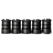 NiSi ATHENA PRIME Full Frame Cinema Lens Kit with 5 Lenses 14mm T2.4, 25mm T1.9, 35mm T1.9, 50mm T1.9, 85mm T1.9 + Hard Case (G Mount | No Drop In Filter)