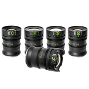 NiSi ATHENA PRIME Full Frame Cinema Lens Kit with 5 Lenses 14mm T2.4, 25mm T1.9, 35mm T1.9, 50mm T1.9, 85mm T1.9 + Hard Case (G Mount | No Drop In Filter)