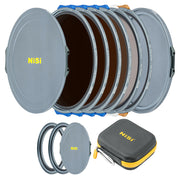 NiSi JetMag Pro Cinema Kit 95MAG Magnetic Filter Kit (FS ND 2 Stop, FS ND 3 Stop, FS ND 4 Stop, FS ND 6 Stop, TC CPL, Black Mist 1/8, 86mm/95mm Adaptors, Two Front Caps, Back Cap, Caddy Pouch)