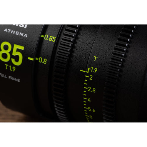 NiSi ATHENA PRIME Full Frame Cinema Lens Kit with 5 Lenses 14mm T2.4, 25mm T1.9, 35mm T1.9, 50mm T1.9, 85mm T1.9 + Hard Case (L Mount)