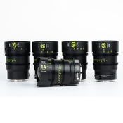 NiSi ATHENA PRIME Full Frame Cinema Lens Kit with 5 Lenses 14mm T2.4, 25mm T1.9, 35mm T1.9, 50mm T1.9, 85mm T1.9 + Hard Case (L Mount)