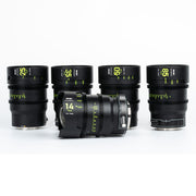 NiSi ATHENA PRIME Full Frame Cinema Lens Kit with 5 Lenses 14mm T2.4, 25mm T1.9, 35mm T1.9, 50mm T1.9, 85mm T1.9 + Hard Case (L Mount)