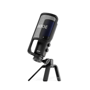 Rode USB + condenser microphone featuring an ultra low noise, high gain Revolution Preamp