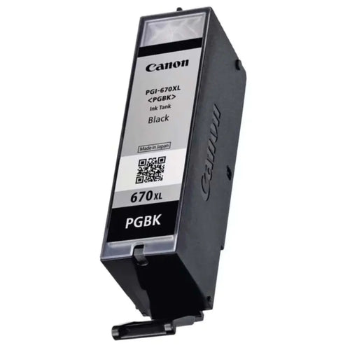 Canon PGI670XLBK Black XL Ink Tank - 2 Packs