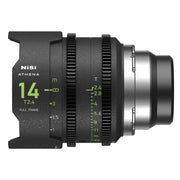 NiSi ATHENA PRIME Full Frame Cinema Lens Kit with 5 Lenses 14mm T2.4, 25mm T1.9, 35mm T1.9, 50mm T1.9, 85mm T1.9 + Hard Case (PL Mount)