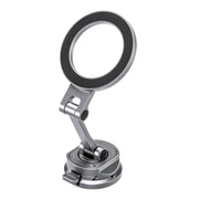 Leofoto PM-02 Magnetic Quick Car Mount with Arca Plate for Mobile Phones - Silver