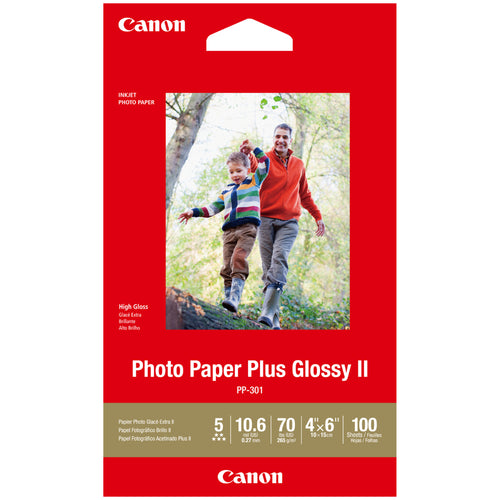Canon PP3014X6-100 4X6 Glossy Photo Paper - 100 Sheets
