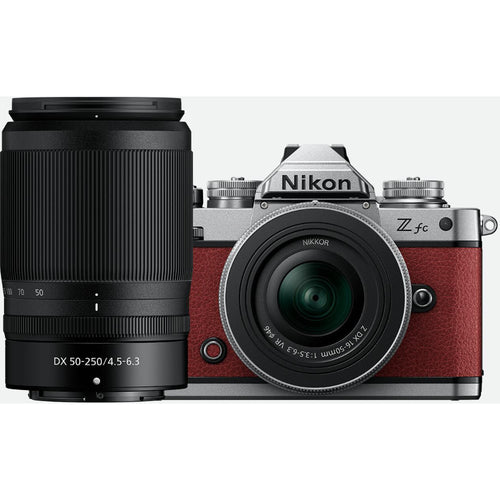 Nikon Z fc Mirrorless Camera with NIKKOR 16-50mm VR SL and 50-250mm VR