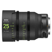 NiSi 25mm ATHENA PRIME Full Frame Cinema Lens T1.9 (RF Mount)