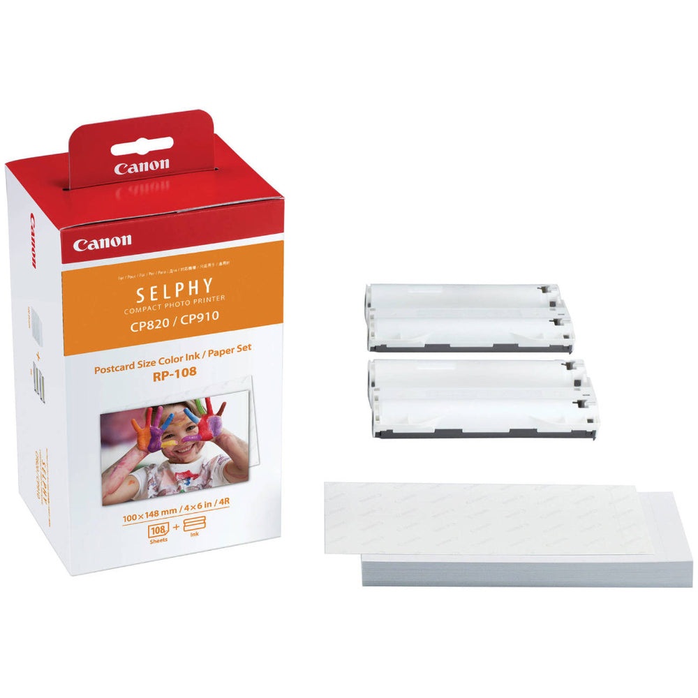 Canon RP108 Ink & Paper Pk 6x4 Inch Photo Paper – Georges Cameras