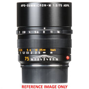LEICA APO-SUMMICRON-M 75mm F/2 ASPH. Black Anodized - Second Hand