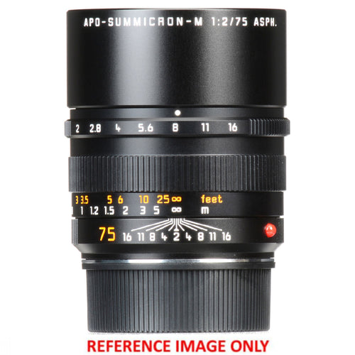 LEICA APO-SUMMICRON-M 75mm F/2 ASPH. Black Anodized - Second Hand