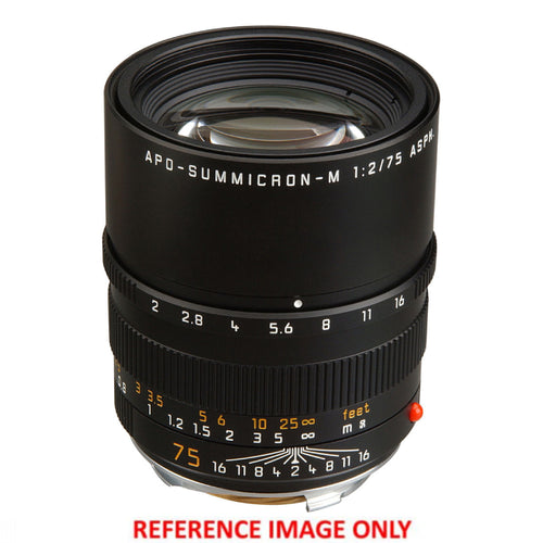 LEICA APO-SUMMICRON-M 75mm F/2 ASPH. Black Anodized - Second Hand