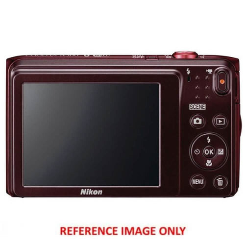Nikon Coolpix A300 20.1MP CCD Digital Camera 8x Zoom Red - Second Hand