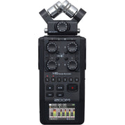 Zoom H6 All Black 6-Input / 6-Track Portable Handy Recorder with Single Mic Capsule (Black) - Second Hand
