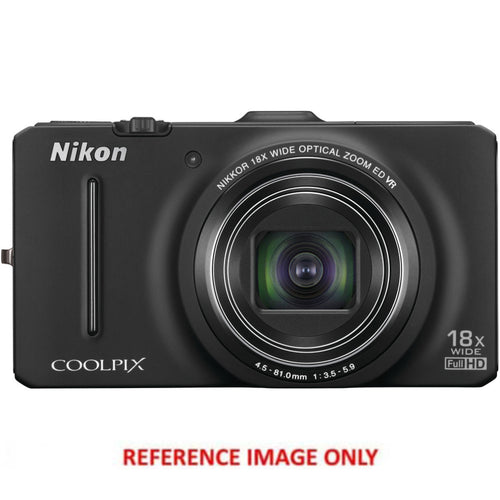 Nikon Coolpix S9300 Black Compact Digital Camera - Second Hand