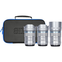 Sirui Sniper f/1.2 APSC Auto-Focus Lens Set – Silver
