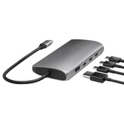 Satechi USB-C Multiport Adapter 8K with Ethernet V3 (Space Grey)