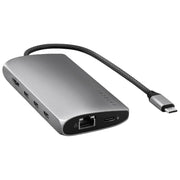 Satechi USB-C Multiport Adapter 8K with Ethernet V3 (Space Grey)