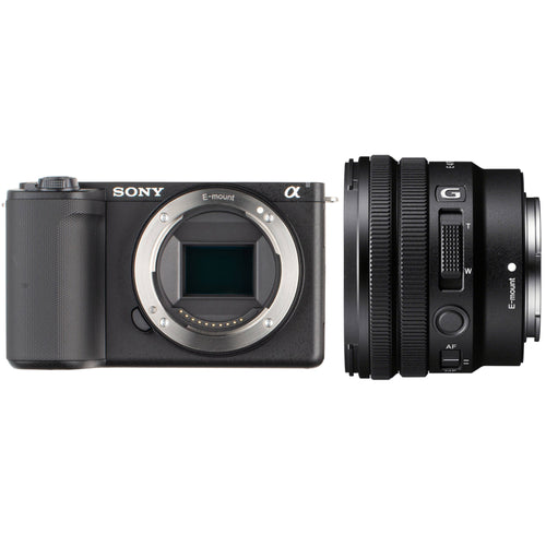 Sony ZV-E10 II (Black) with E PZ 10-20mm f/4 G Lens