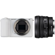 Sony ZV-E10 II (White) with E PZ 10-20mm f/4 G Lens