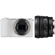 Sony ZV-E10 II (White) with E PZ 10-20mm f/4 G Lens