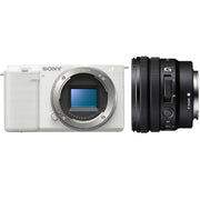 Sony ZV-E10 (White) with E PZ 10-20mm f/4 G Lens