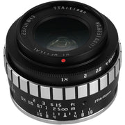TTArtisan 23mm f/1.4 Lens (Black/Silver)