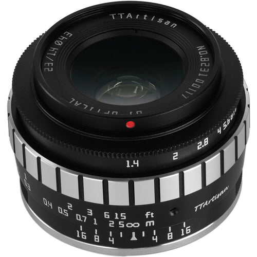 TTArtisan 23mm f/1.4 Lens (Black/Silver)