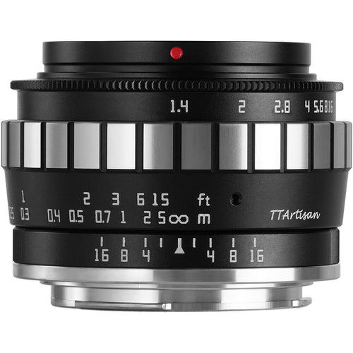TTArtisan 23mm f/1.4 Lens (Black/Silver)