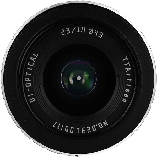 TTArtisan 23mm f/1.4 Lens (Black/Silver)
