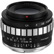 TTArtisan 23mm f/1.4 Lens (Black/Silver)