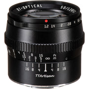 TTArtisan 50mm f/1.2 Lens (Black)