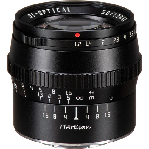 TTArtisan 50mm f/1.2 Lens (Black)