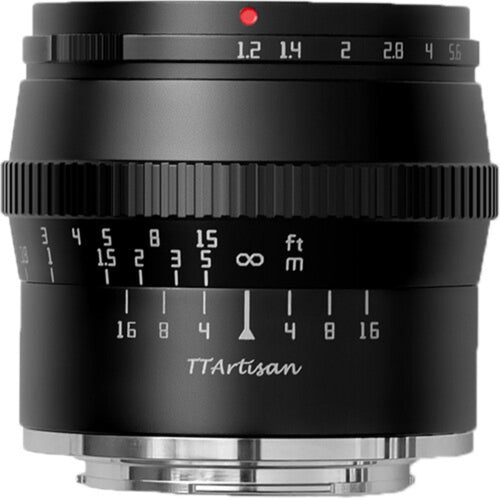 TTArtisan 50mm f/1.2 Lens (Black)