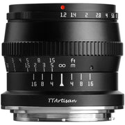 TTArtisan 50mm f/1.2 Lens (Black)