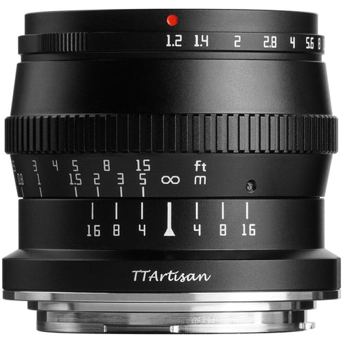 TTArtisan 50mm f/1.2 Lens (Black)