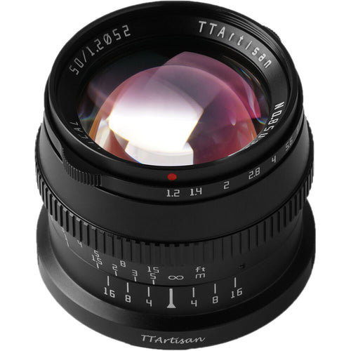 TTArtisan 50mm f/1.2 Lens (Black)