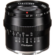 TTArtisan 50mm f/1.2 Lens (Black)
