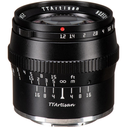 TTArtisan 50mm f/1.2 Lens (Black)