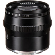 TTArtisan 50mm f/1.2 Lens (Black)