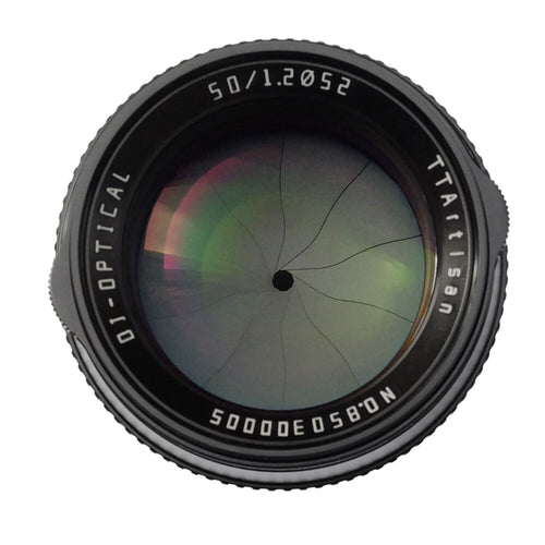 TTArtisan 50mm f/1.2 Lens (Black)