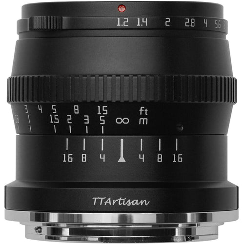 TTArtisan 50mm f/1.2 Lens (Black)