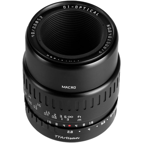 TTArtisan 40mm f/2.8 Macro Lens (Black)