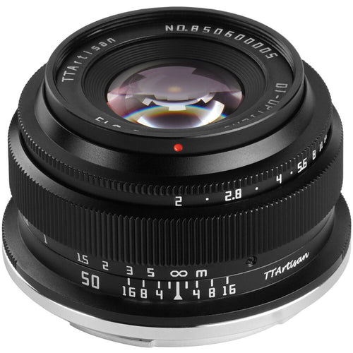 TTArtisan 50mm f/2 Lens (Black)