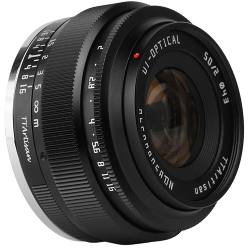 TTArtisan 50mm f/2 Lens (Black)