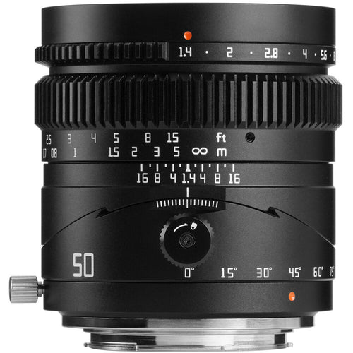TTArtisan Tilt 50mm f/1.4 Lens (Black)