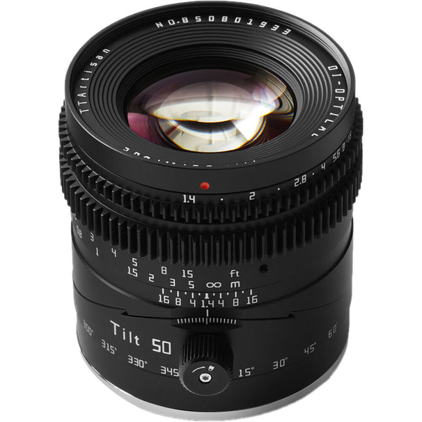 TTArtisan Tilt 50mm f/1.4 Lens (Black)