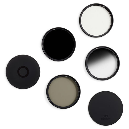 Urth 49mm UV, Circular Polarizing (CPL), ND64, Soft Grad ND8 Lens Filter Kit (Plus+)